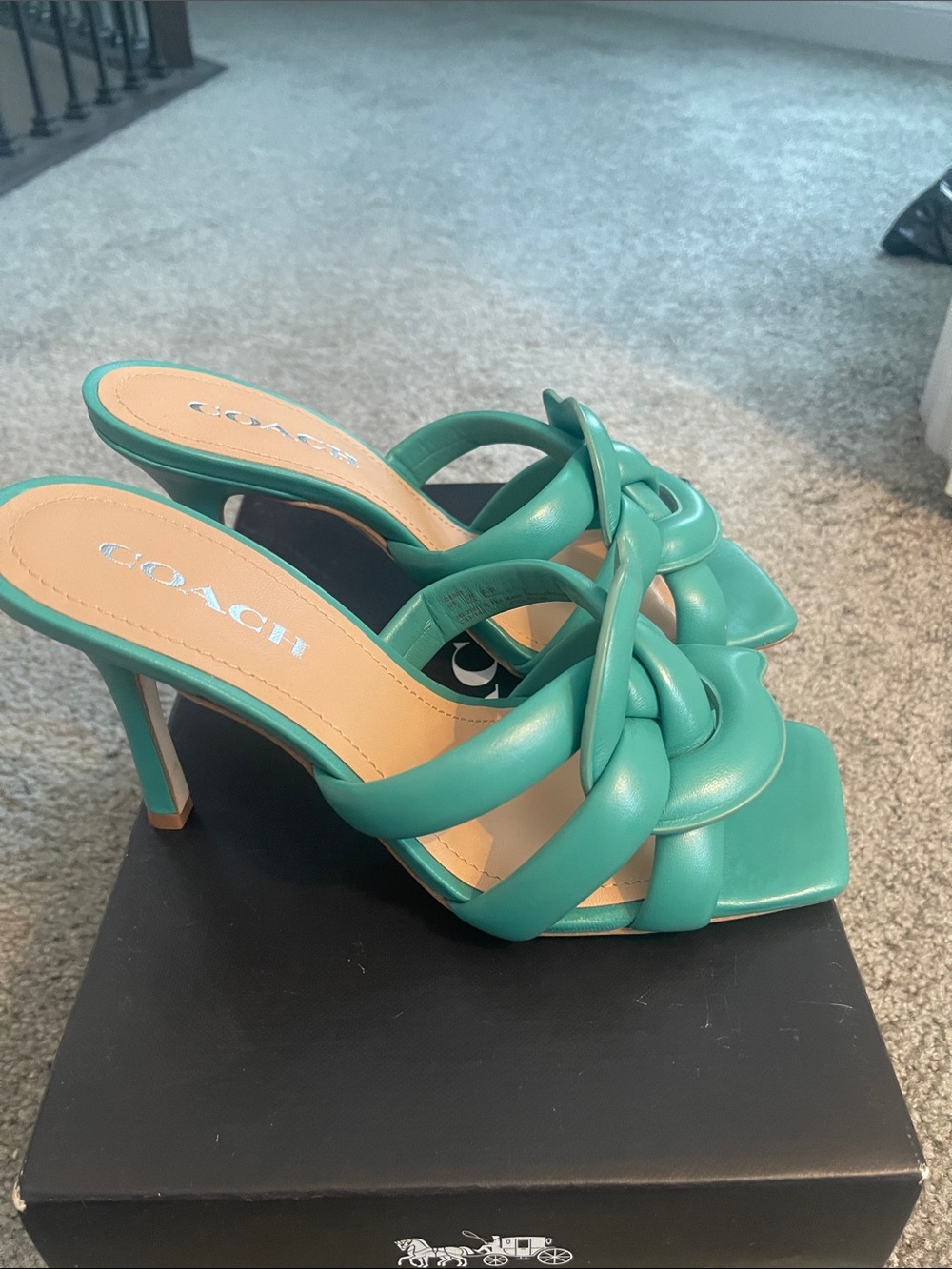 Coach Kellie Leather Sandal - Picture 2 of 8